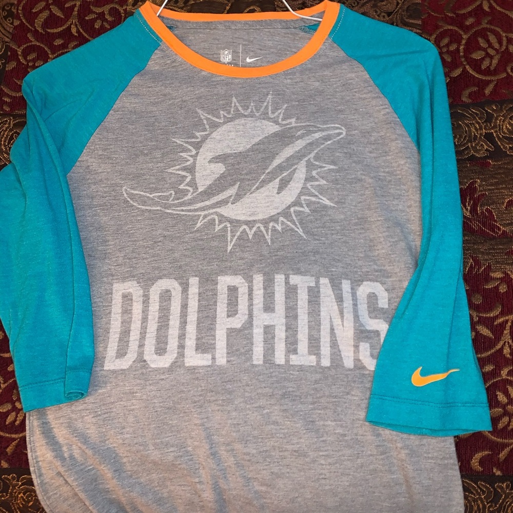 Miami Dolphins Nike 3/4 sleeve T-shirt
